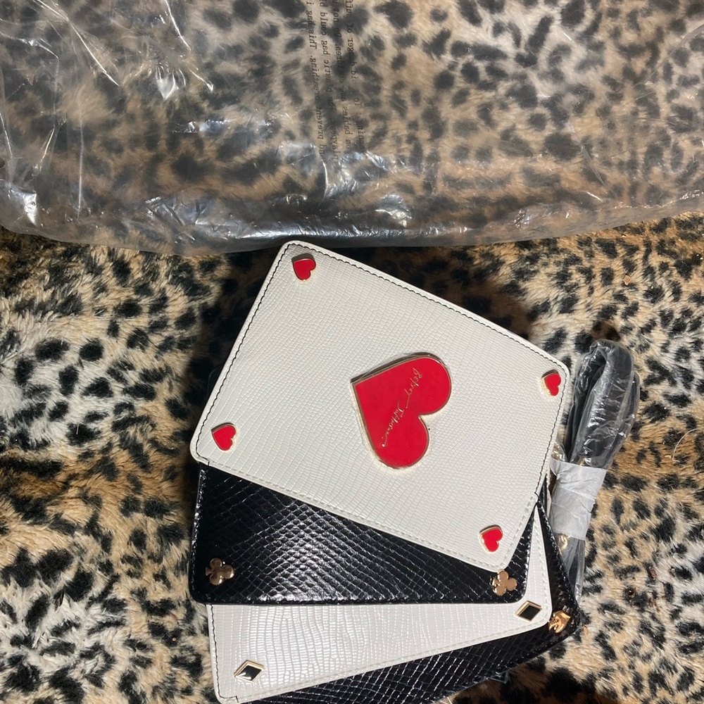 Betsey Johnson poker face purse